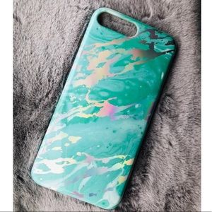 Turquoise Blue Marble iPhone 7/8 Plus case